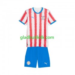 Hjemmebane Trøje Paraguay 2026 K/Æ Børn(+Shorts)