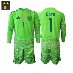 3. Valg Trøje Spanien Målmand David Raya 1 2026-2027 L/Æ Børn(+Shorts)