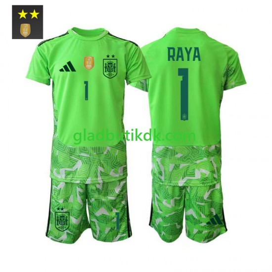 3. Valg Trøje Spanien Målmand David Raya 1 2026-2027 K/Æ Børn(+Shorts)