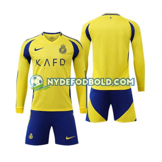 Hjemmebane Trøje Al-Nassr 2024-2025 L/Æ Børn(+Shorts)