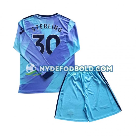 3. Valg Trøje Arsenal Sterling 30 2024-2025 L/Æ Børn(+Shorts)
