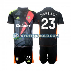 Udebane Trøje Aston Villa Målmand Emiliano Martinez 23 2024-2025 K/Æ Børn(+Shorts)