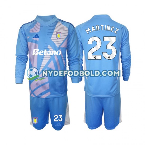 3. Valg Trøje Aston Villa Målmand Emiliano Martinez 23 2024-2025 L/Æ Børn(+Shorts)