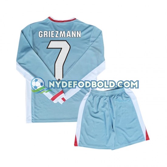 Udebane Trøje Atlético Madrid Antoine Griezmann 7 2024-2025 L/Æ Børn(+Shorts)