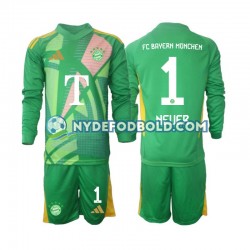 4. Valg Trøje FC Bayern München Målmand Manuel Neuer 1 2024-2025 L/Æ Børn(+Shorts)
