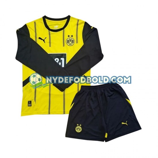 Hjemmebane Trøje Borussia Dortmund 2024-2025 L/Æ Børn(+Shorts)