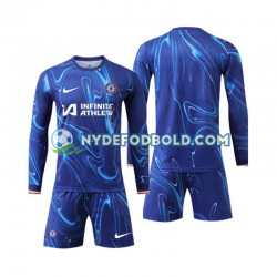 Hjemmebane Trøje Chelsea 2024-2025 L/Æ Børn(+Shorts)