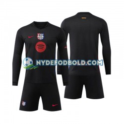 Udebane Trøje FC Barcelona 2024-2025 L/Æ Børn(+Shorts)