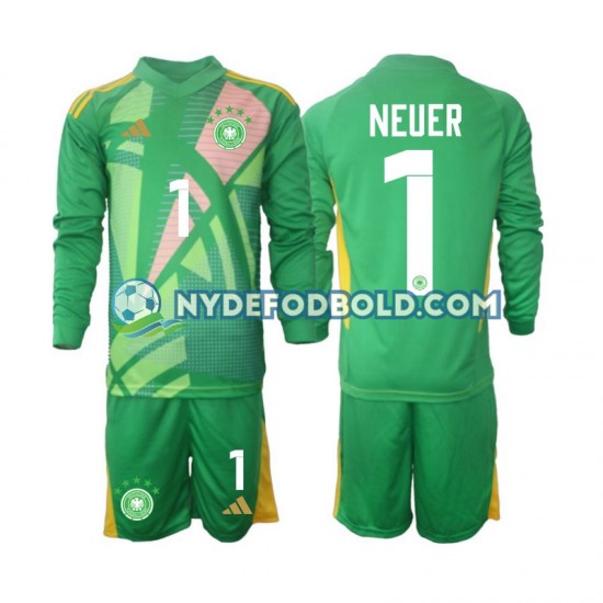 3. Valg Trøje Tyskland Målmand Manuel Neuer 1 2024-2025 L/Æ Børn(+Shorts)