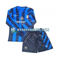 Hjemmebane Trøje Inter Milan 2024-2025 L/Æ Børn(+Shorts)