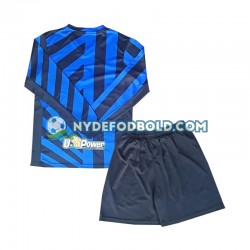 Hjemmebane Trøje Inter Milan 2024-2025 L/Æ Børn(+Shorts)