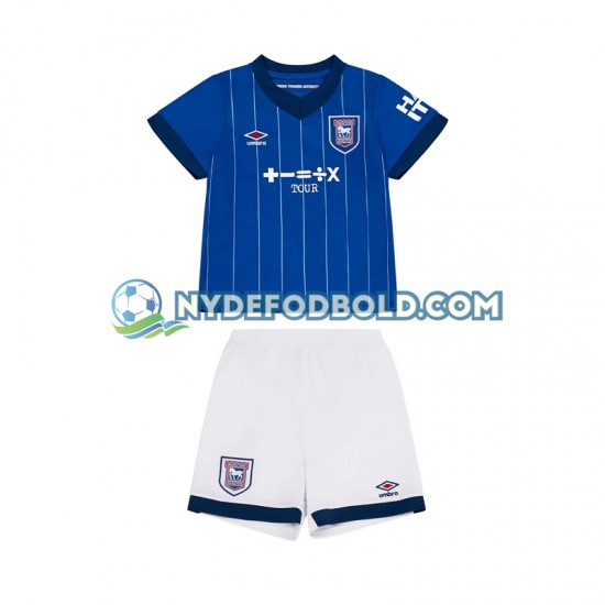 Hjemmebane Trøje Ipswich Town 2024-2025 K/Æ Børn(+Shorts)