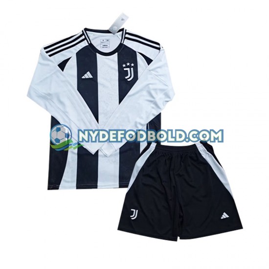 Hjemmebane Trøje Juventus 2024-2025 L/Æ Børn(+Shorts)
