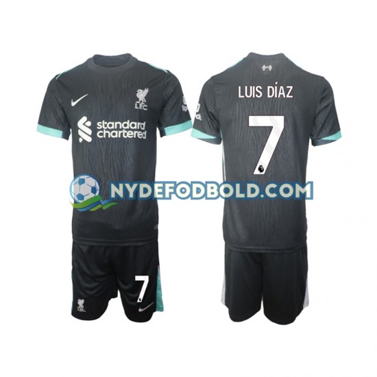 Udebane Trøje Liverpool Luis Diaz 7 2024-2025 K/Æ Børn(+Shorts)