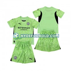 4. Valg Trøje Manchester City Målmand 2 2024-2025 K/Æ Børn(+Shorts)