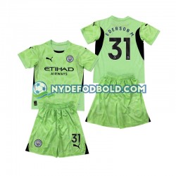 4. Valg Trøje Manchester City Målmand Ederson Moraes 31 2 2024-2025 K/Æ Børn(+Shorts)