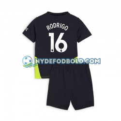 Udebane Trøje Manchester City RODRIGO 16 2024-2025 K/Æ Børn(+Shorts)