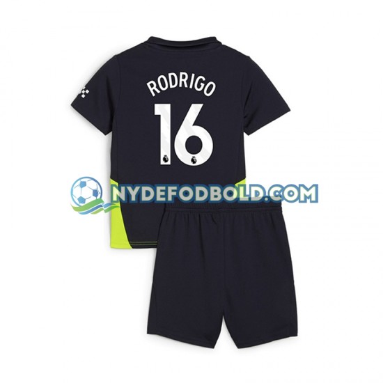 Udebane Trøje Manchester City RODRIGO 16 2024-2025 K/Æ Børn(+Shorts)