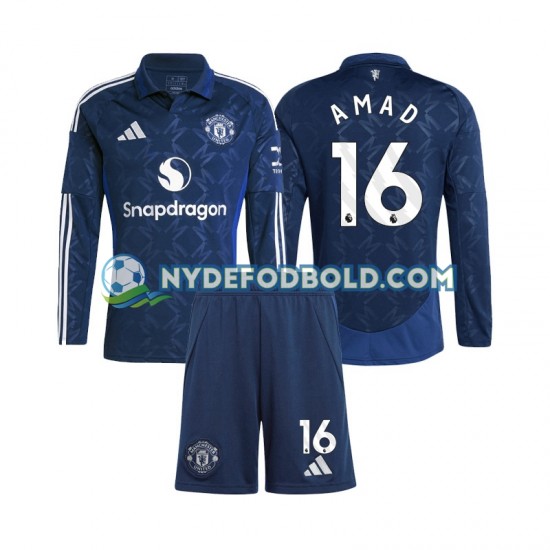 Hjemmebane Trøje Manchester United Amad 16 2024-2025 L/Æ Børn(+Shorts)