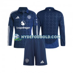 Hjemmebane Trøje Manchester United 2024-2025 L/Æ Børn(+Shorts)