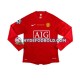 Hjemmebane Trøje Manchester United Cristiano Ronaldo 7 Champion League Retro 2007 L/Æ Mænd