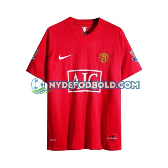 Hjemmebane Trøje Manchester United Retro 2007 L/Æ Mænd