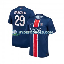 Hjemmebane Trøje Paris Saint-Germain Bradley Barcola 29 2024-2025 K/Æ Mænd