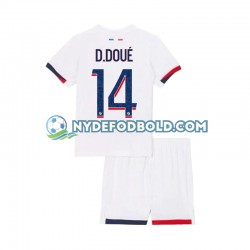 Udebane Trøje Paris Saint-Germain Desire Doue 14 2024-2025 K/Æ Børn(+Shorts)