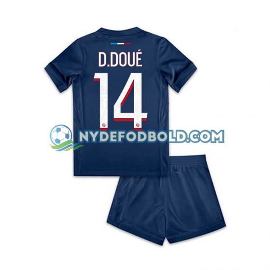 Hjemmebane Trøje Paris Saint-Germain Desire Doue 14 2024-2025 K/Æ Børn(+Shorts)