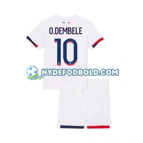 Udebane Trøje Paris Saint-Germain Ousmane Dembele 10 2024-2025 K/Æ Børn(+Shorts)