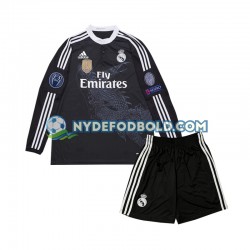 3. Valg Trøje Real Madrid Retro 2014 L/Æ Børn(+Shorts)