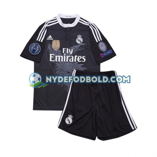 3. Valg Trøje Real Madrid Retro 2014 K/Æ Børn(+Shorts)