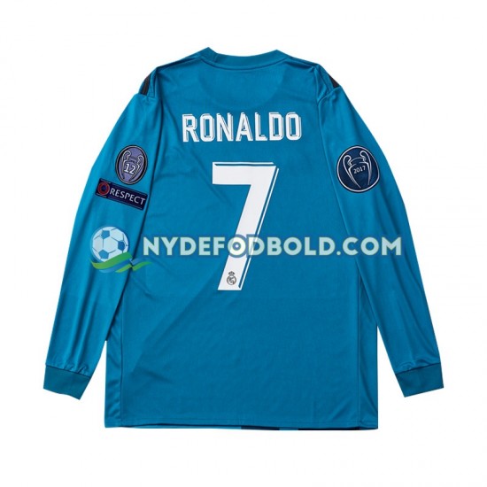 3. Valg Trøje Real Madrid Cristiano Ronaldo 7 Retro 2017 L/Æ Mænd