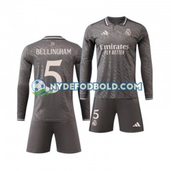 3. Valg Trøje Real Madrid Jude Bellingham 5 2024-2025 L/Æ Børn(+Shorts)