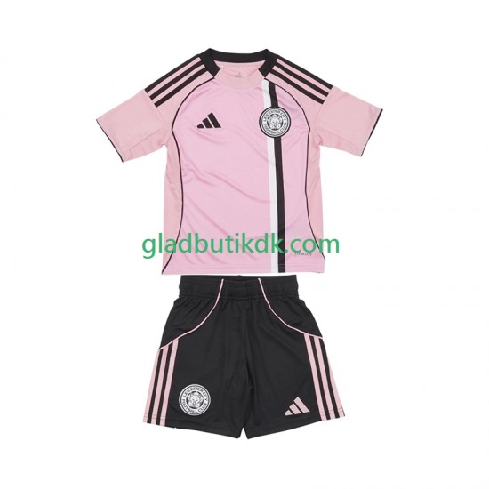 3. Valg Trøje Leicester City 2025-2026 K/Æ Børn(+Shorts)