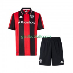 Hjemmebane Trøje OGC Nice 2025-2026 K/Æ Børn(+Shorts)