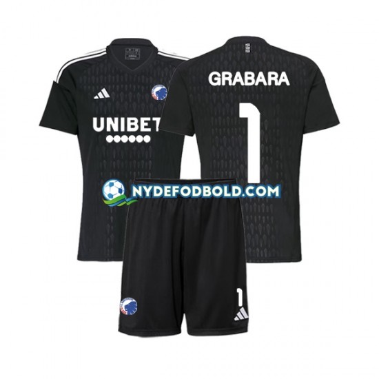 Udebane Trøje FC København Målmand GRABARA 1 2023-2024 K/Æ Børn(+Shorts)