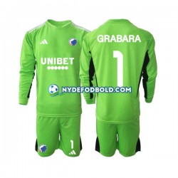 4. Valg Trøje FC København Målmand GRABARA 1 2023-2024 L/Æ Børn(+Shorts)