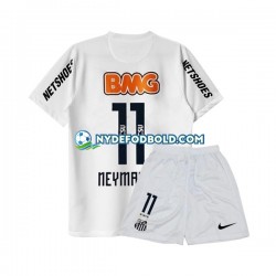 Hjemmebane Trøje Santos FC Neymar JR 11 Retro 2012 K/Æ Børn(+Shorts)
