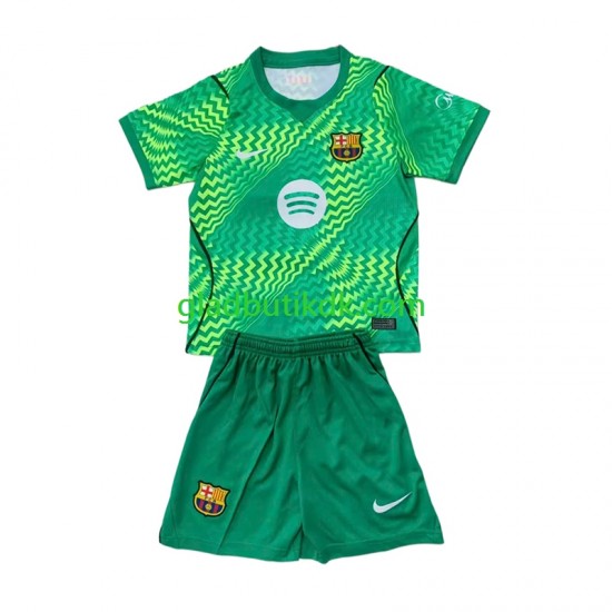 Hjemmebane Trøje FC Barcelona Målmand 2026-2027 K/Æ Børn(+Shorts)