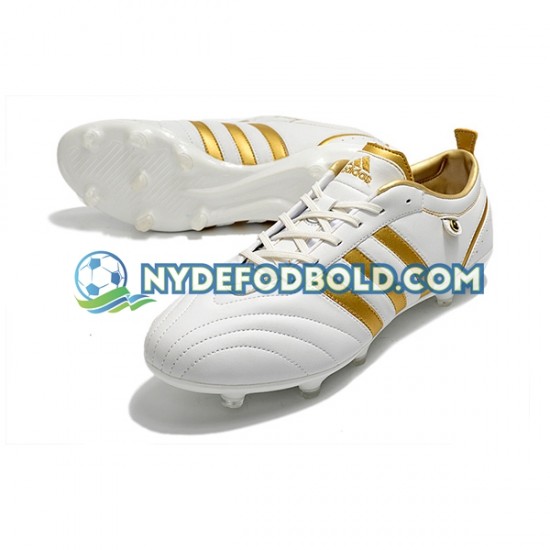 Guld Hvid Fodboldstøvler Adidas ADIPURE FG