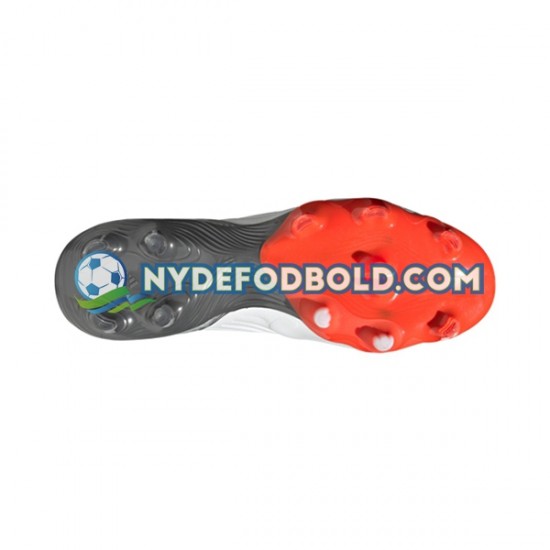 Rød Grå Hvid Fodboldstøvler Adidas COPA SENSE.1 FG White Gnist