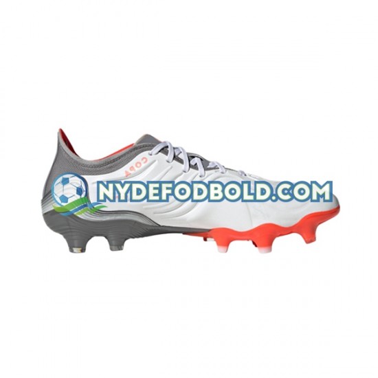 Rød Grå Hvid Fodboldstøvler Adidas COPA SENSE.1 FG White Gnist