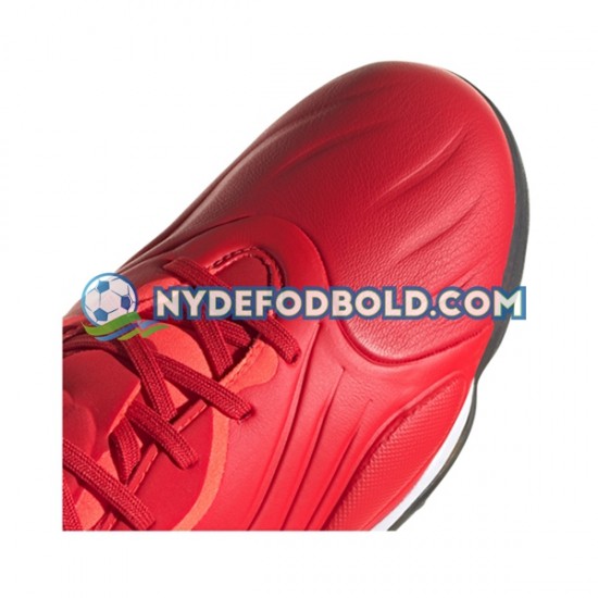 Rød Hvid Fodboldstøvler Adidas COPA SENSE.1 TF Meteorite