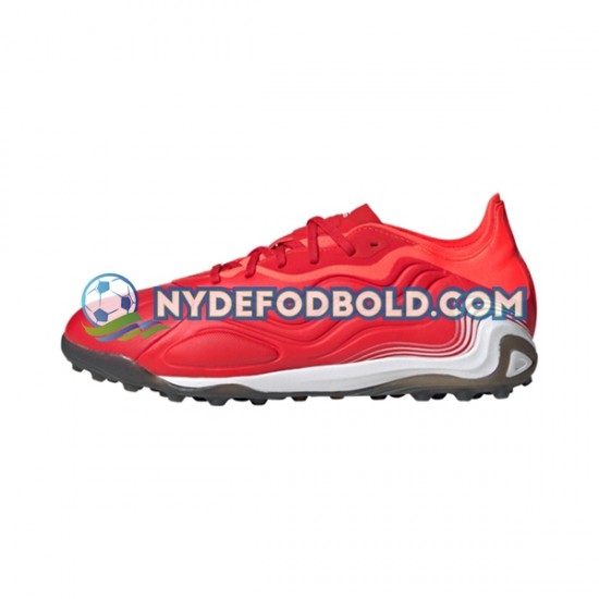 Rød Hvid Fodboldstøvler Adidas COPA SENSE.1 TF Meteorite