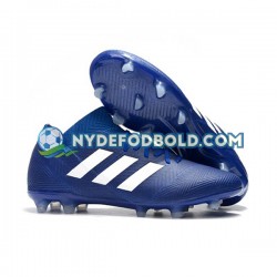 Blå Hvid Fodboldstøvler Adidas Nemeziz8.1 FG