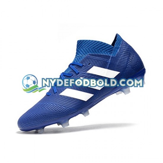 Blå Hvid Fodboldstøvler Adidas Nemeziz8.1 FG