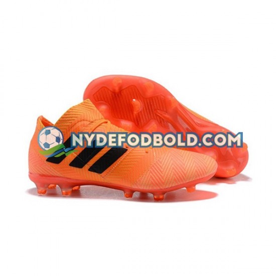 Orange Sort Fodboldstøvler Adidas Nemeziz8.1 FG