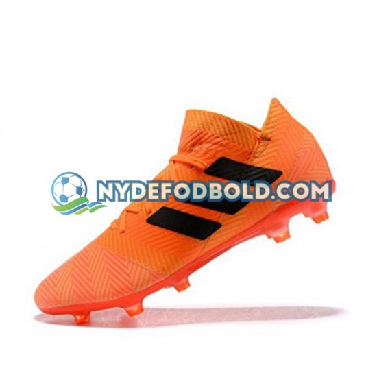Orange Sort Fodboldstøvler Adidas Nemeziz8.1 FG
