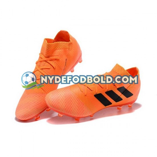 Orange Sort Fodboldstøvler Adidas Nemeziz8.1 FG